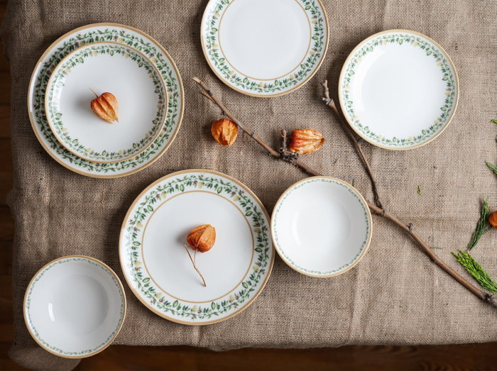 Hermia Livora Chic 24 Ytkm - Juego de cena de porcelana de 24 piezas Multicolor Hermia Livora Chic 24 Ytkm - Juego de cena de porcelana de 24 piezas Multicolor